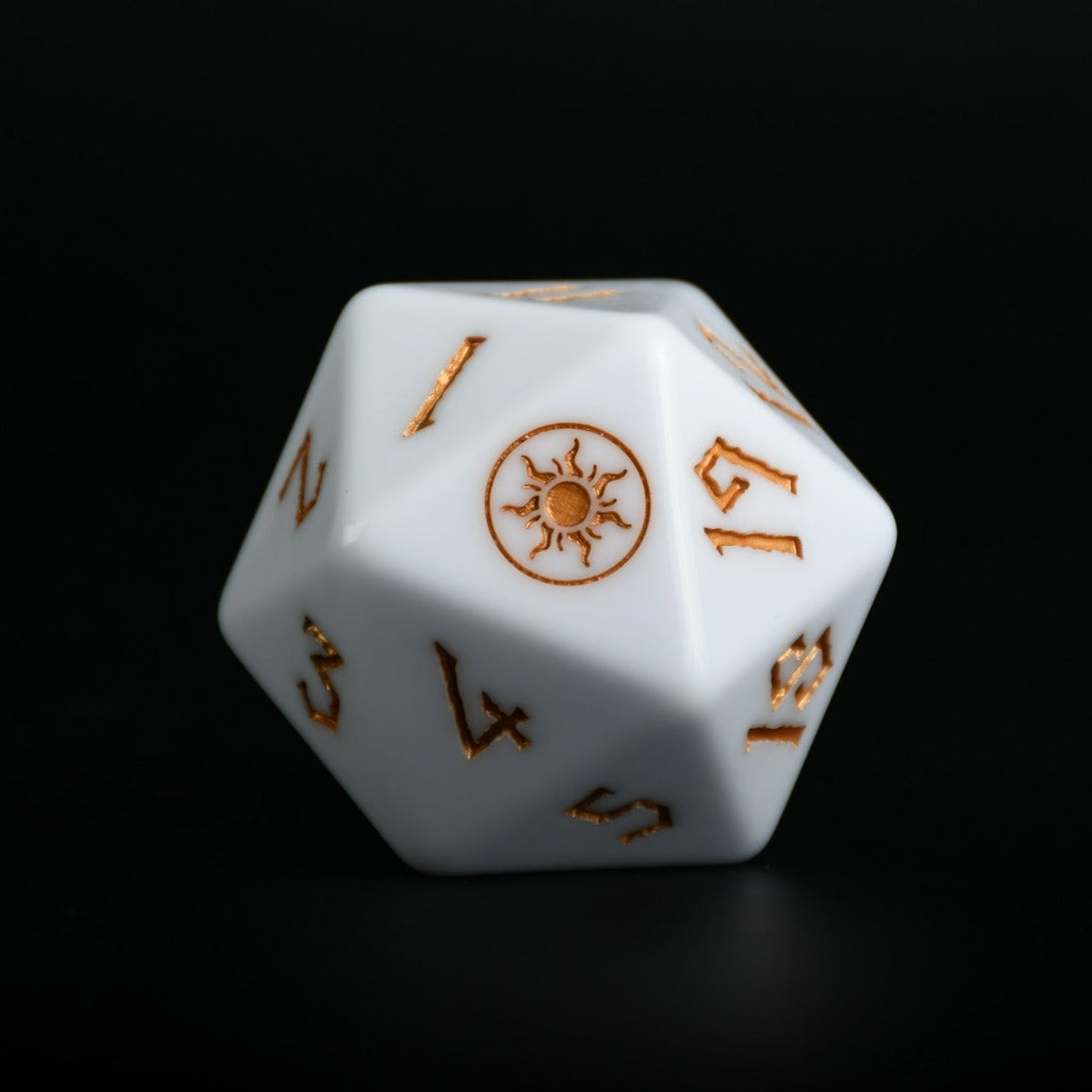 Plains Mana Spindown Acrylic D20