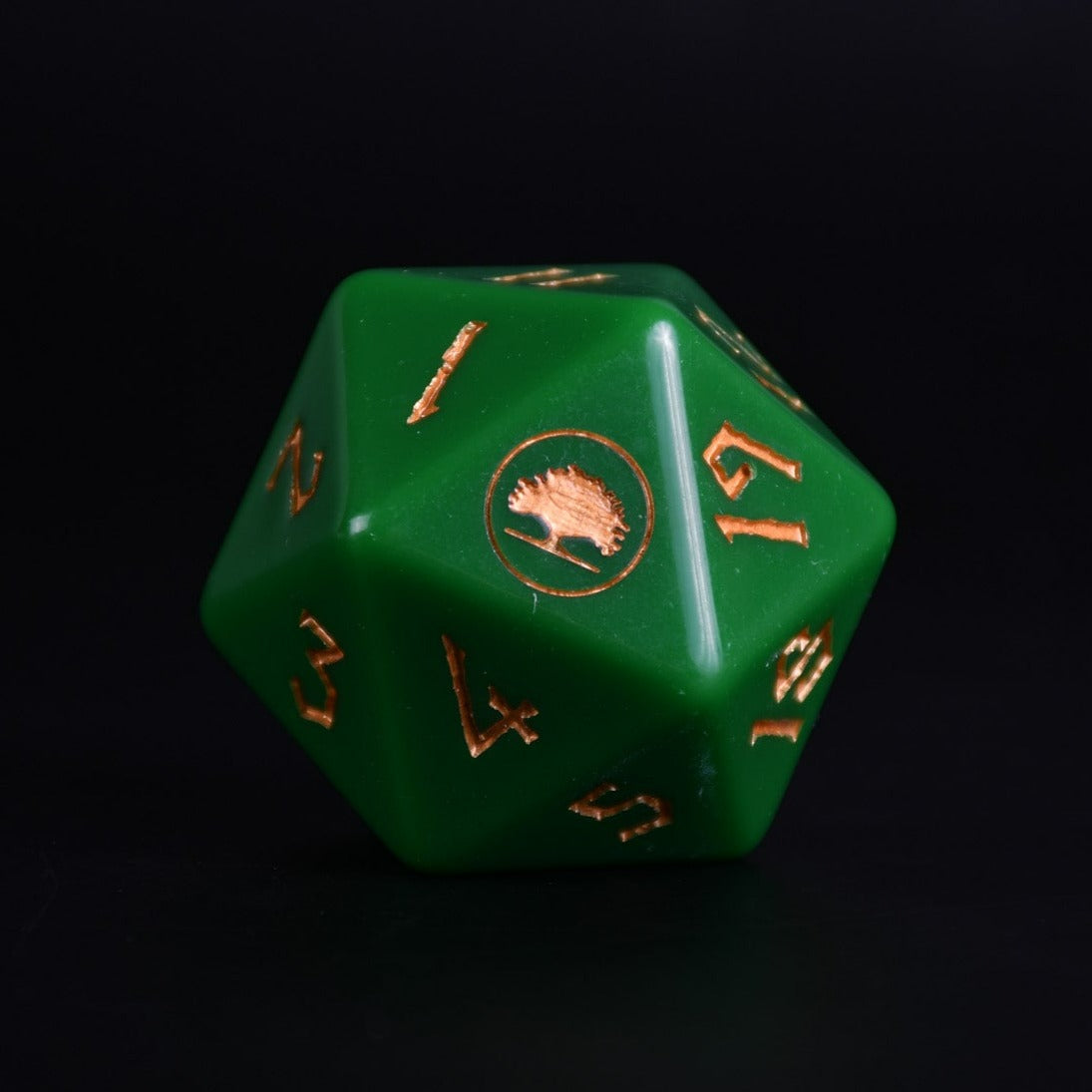 Forest Mana Spindown Acrylic D20